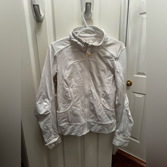 Lululemon Full Zip White Sweater - Picture 1 of 4